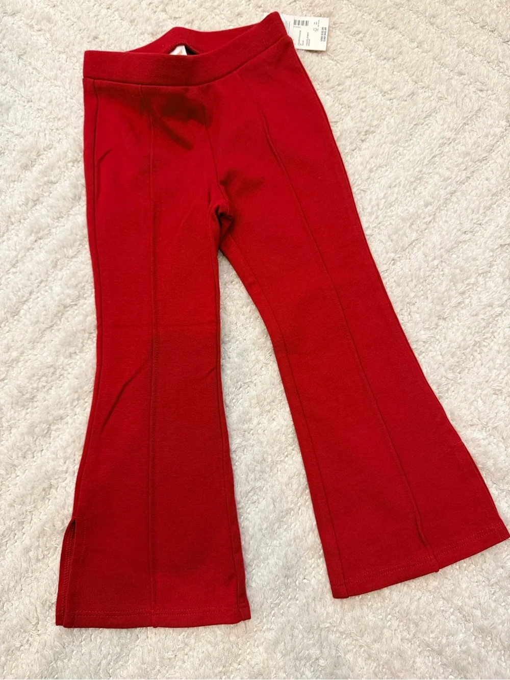 NWT - Gymboree Girls Red Flare Stretchy Pants Leggings - Size 3T